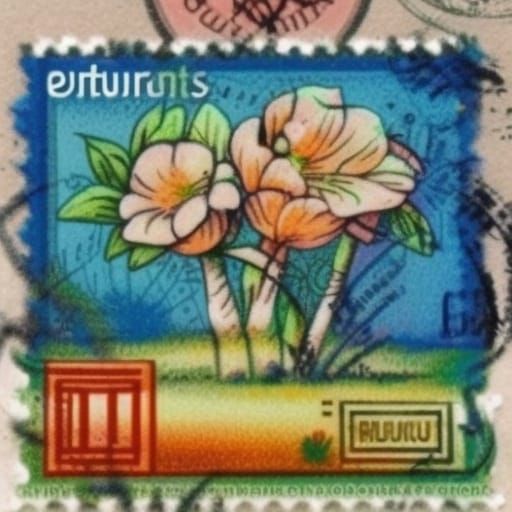 Stamp flower