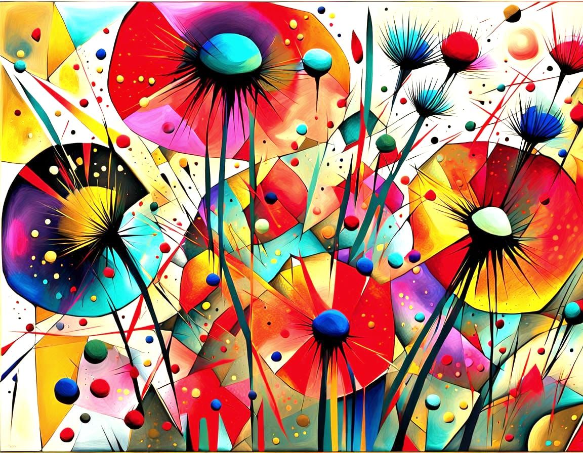 ABSTRACT  goldens DOTS BLING  SHARP geometric multicolors sc...