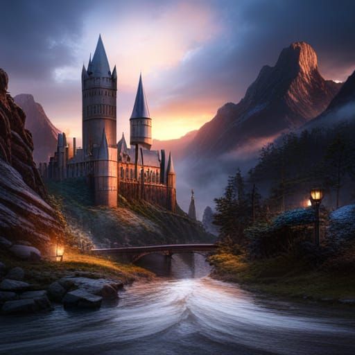 Hogwarts Legacy 1899: Detailed Matte Painting