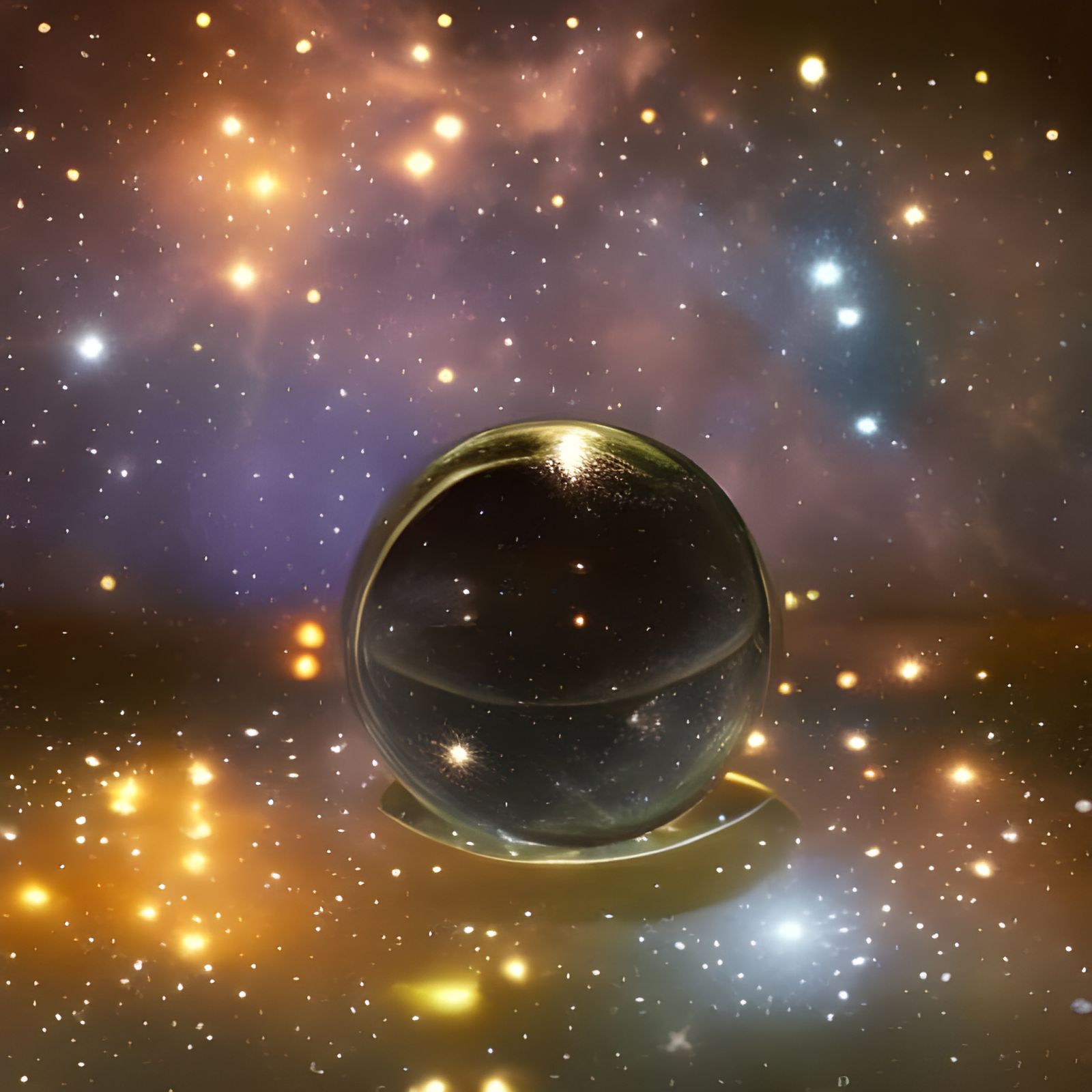 Galaxy in a Jar: Dreamy Digital Art