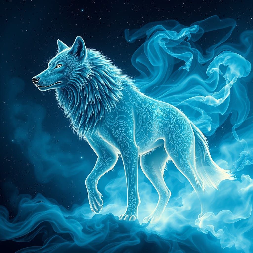 Celestial Guardian of the Starry Night