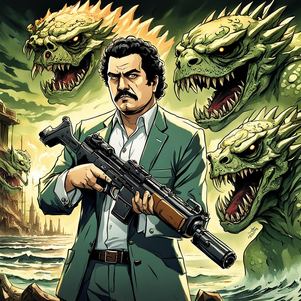 Pablo Escobar vs Cthulhu: Anime Style RPG