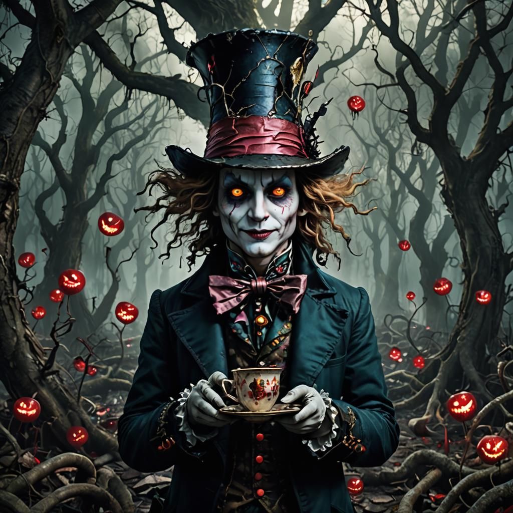 Dark and Twisted Alice in Wonderland Nightmare