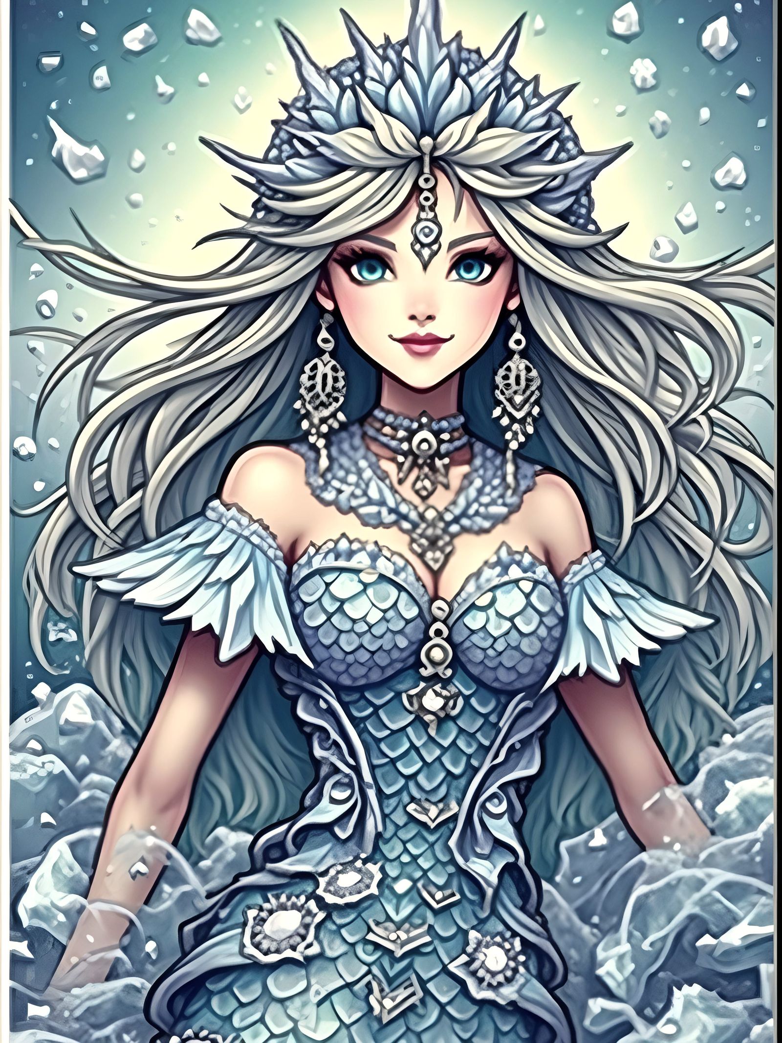 Icy Mermaid: A Frozen Fantasy