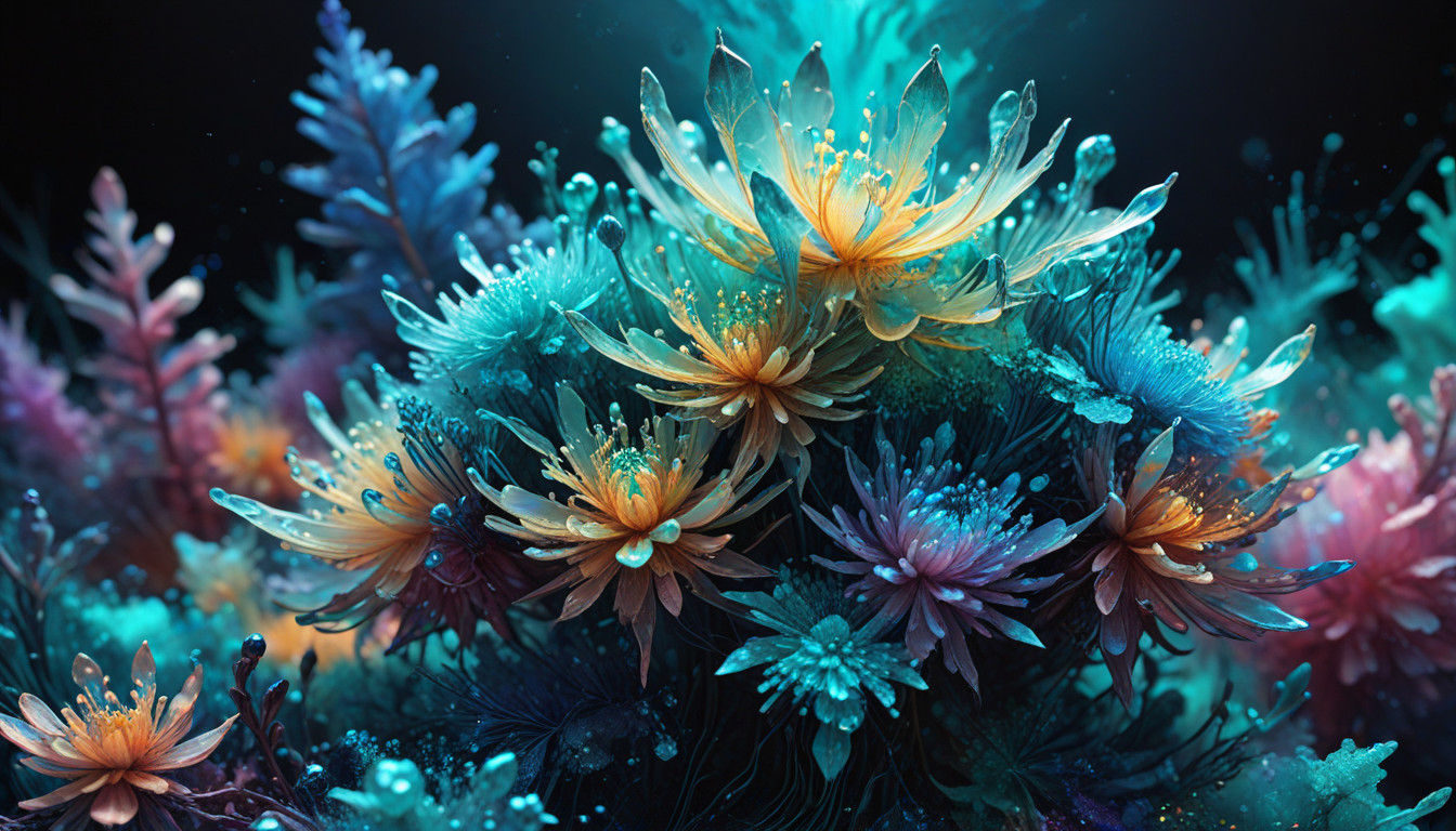 Ethereal Neural Networks in Crystalline Dreamscape