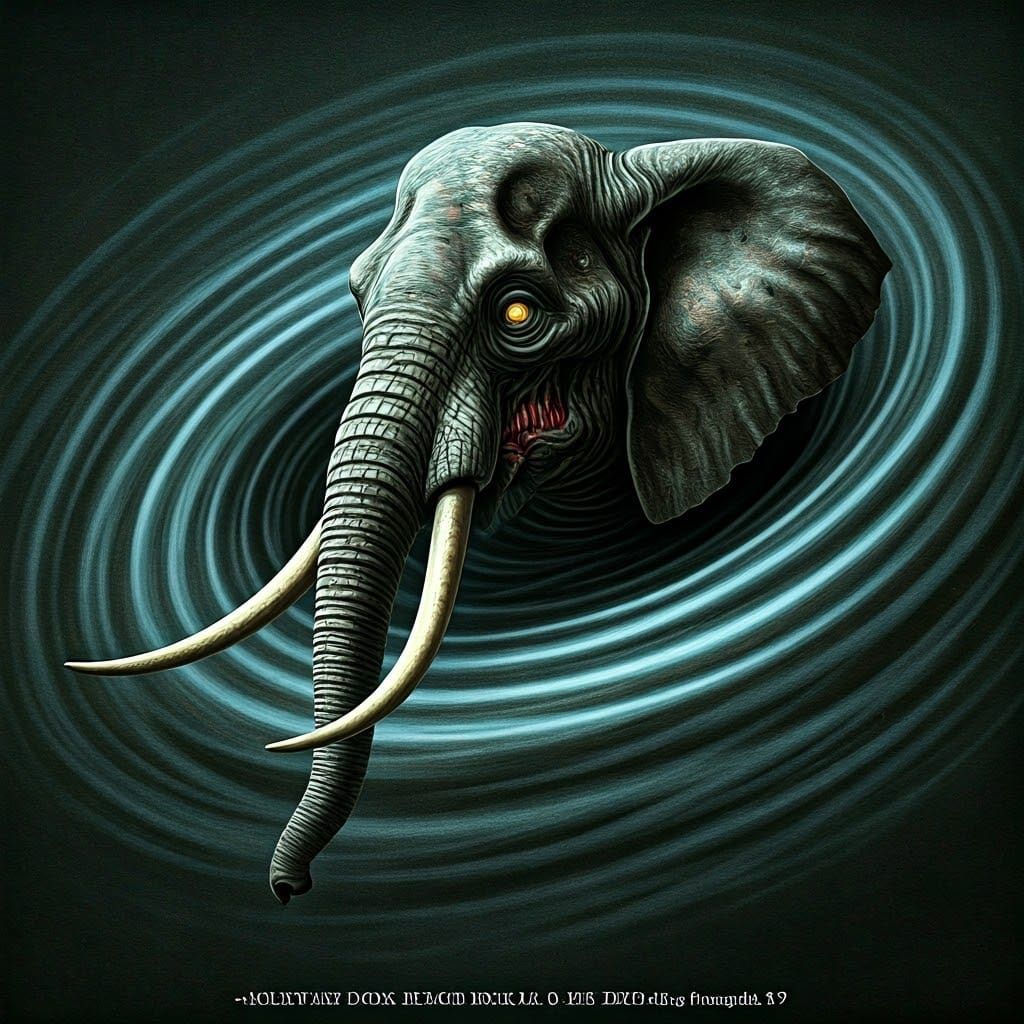 Undead elephant in a vortex