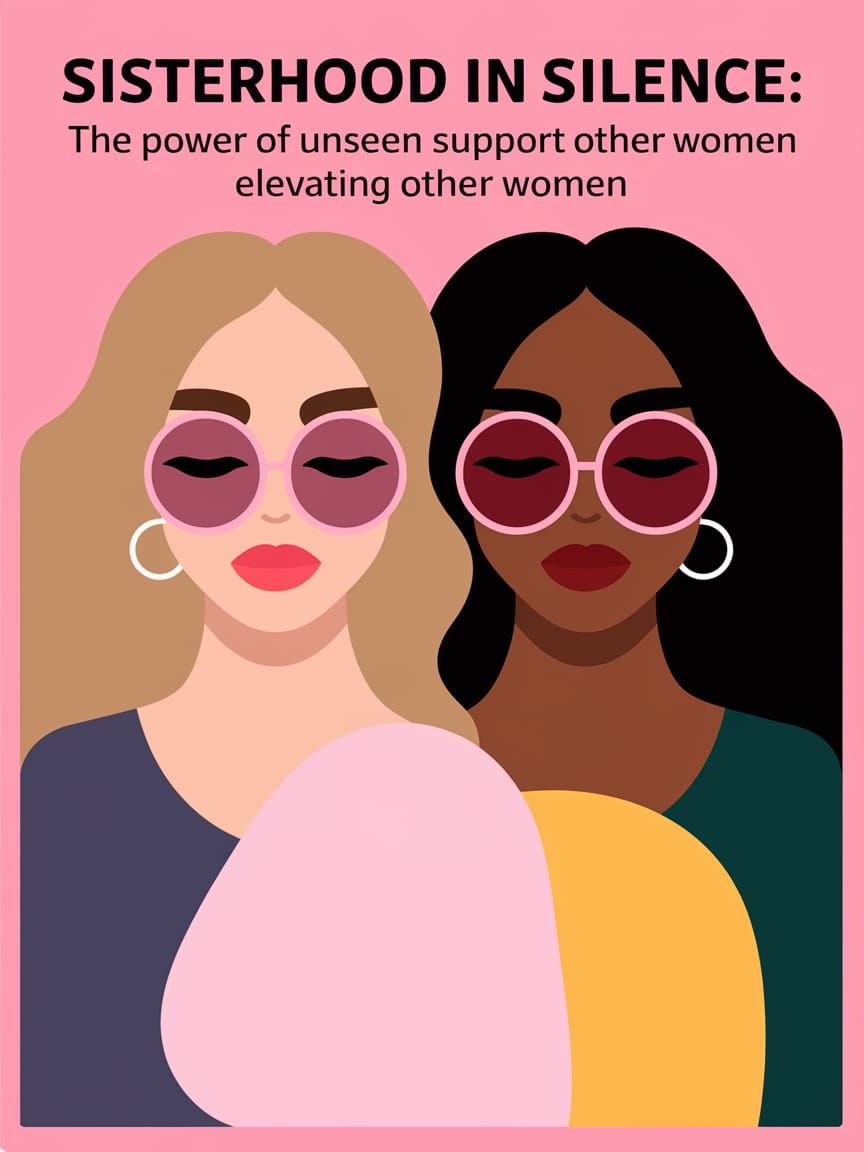 Abstract Art: Sisterhood in Silent Support