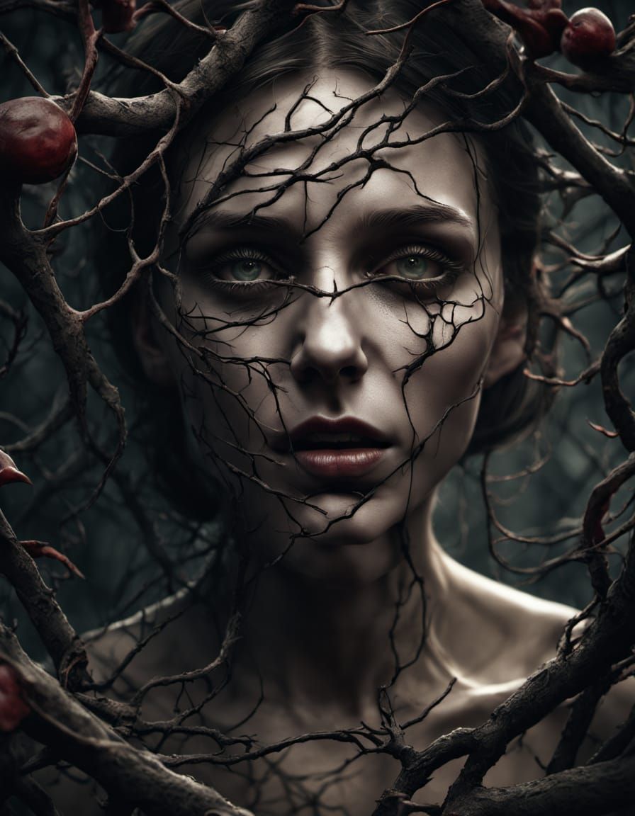 Surreal Portrait of Inner Turmoil