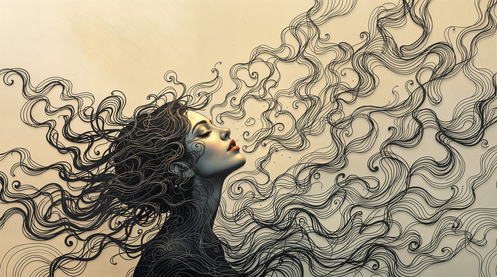 Delicate Smoke and Memories in Whimsical Paper Art