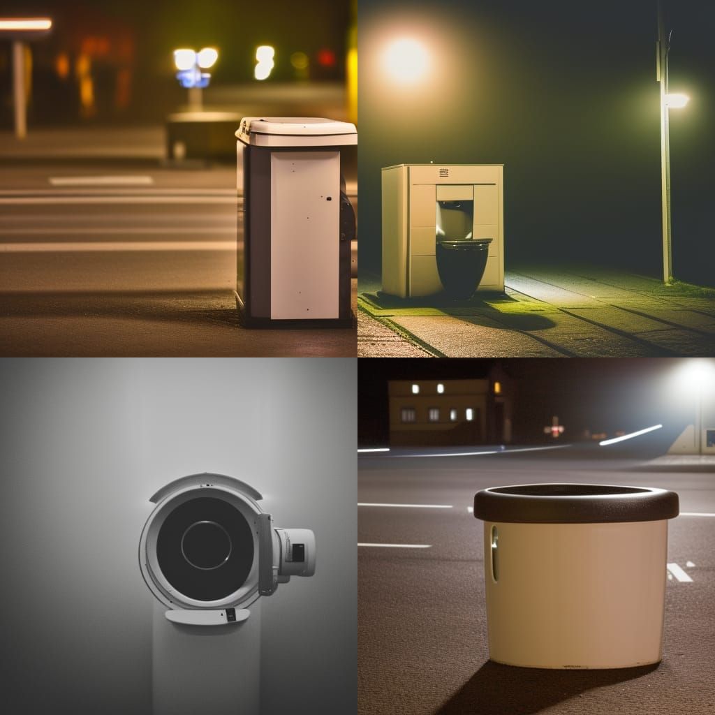 Night Toilet in East Germany: Professional Photography