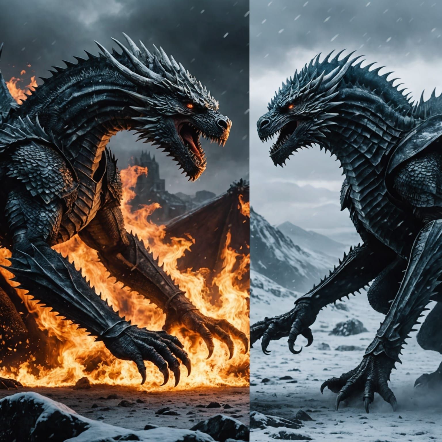 Game of Thrones: Fire and Ice Dragon Battle