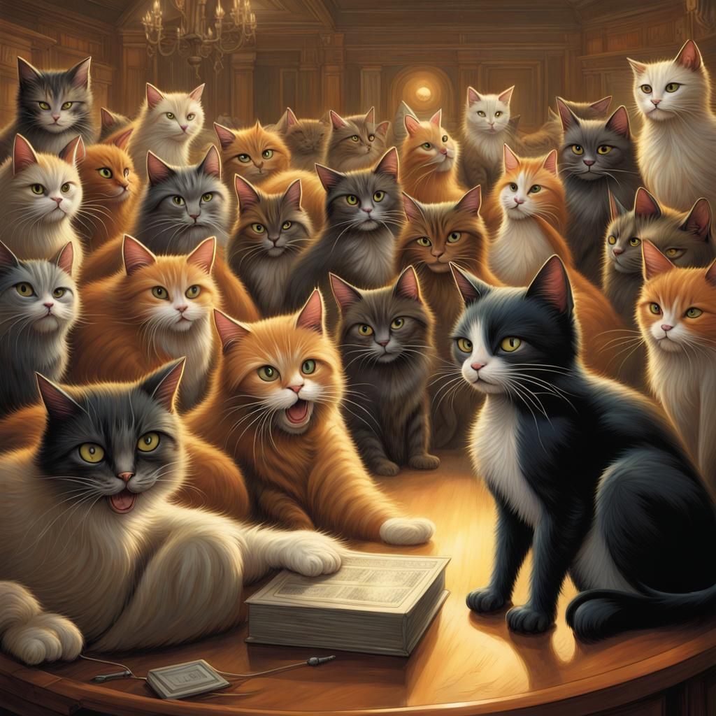 Cats Rule: A Feline-Led Utopian Society