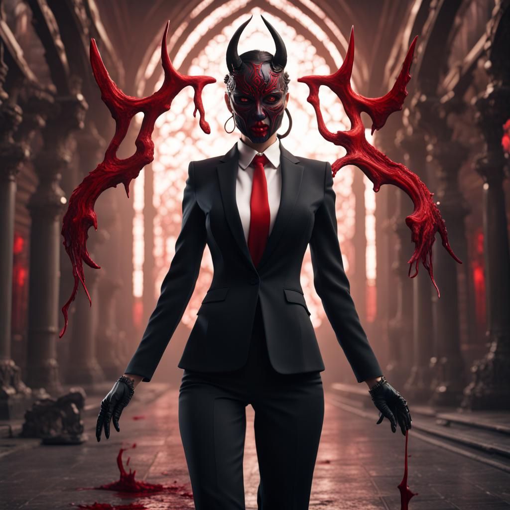 Psycho Satanic Demon Mask in Unreal Engine 5