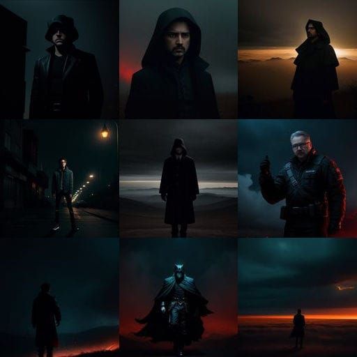 Epic Cinematic Masterpiece with Film Grain and Vignette