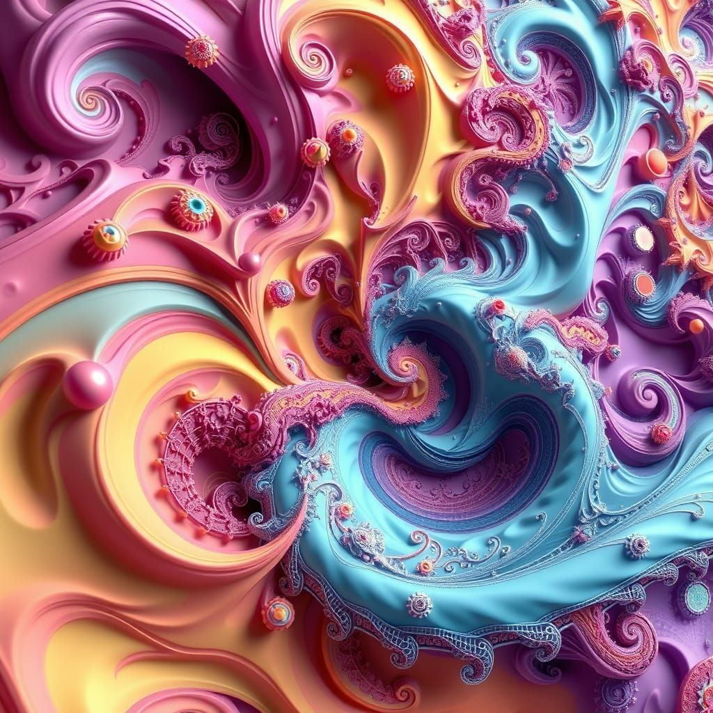 Stunning 3D Fractal Patterns with Zentangle Designs