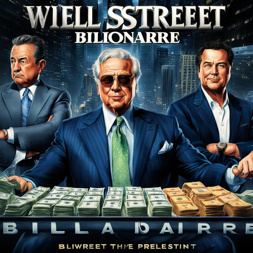 Wall Street Billionaire Portrait