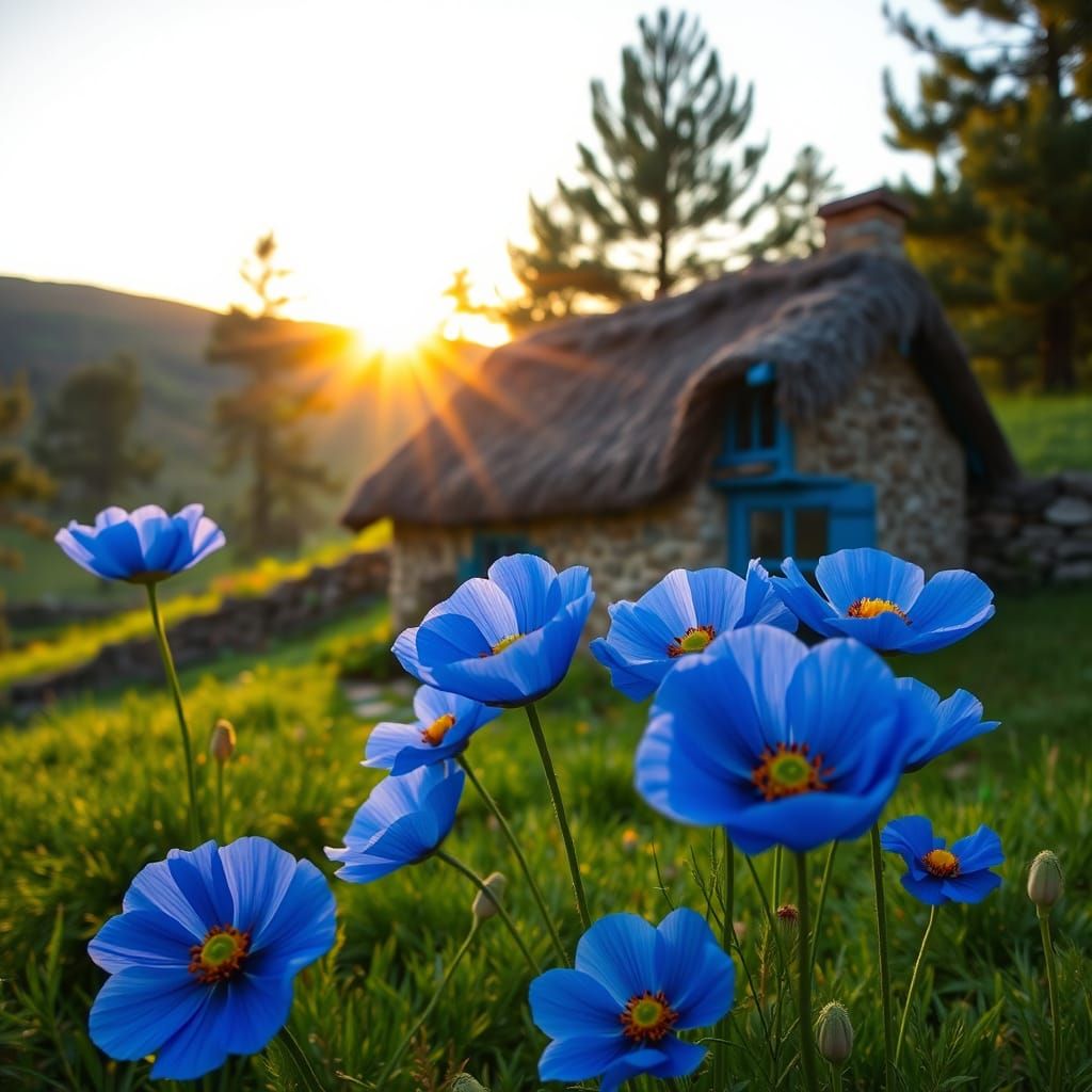 The Beauty Around Us - Blue Flowers