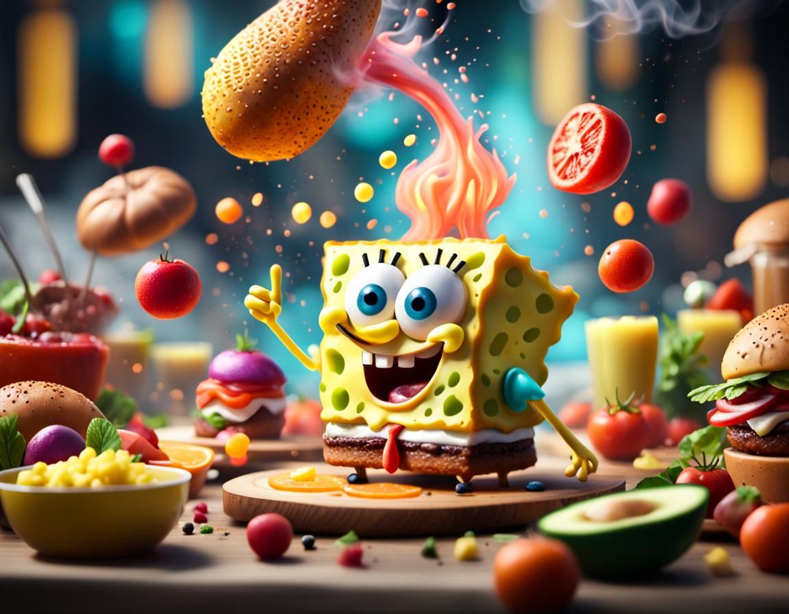 Epic Food Fight with Dynamic Lighting