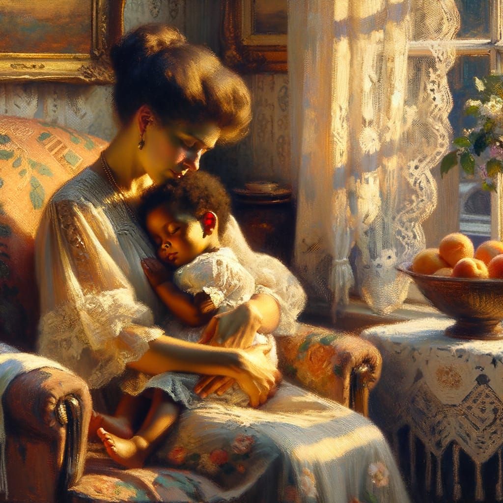 Motherly Love in Gentle Hush