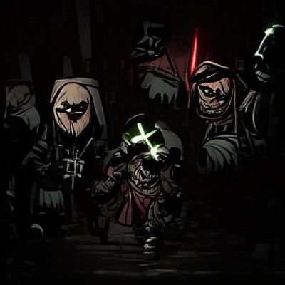 Dark Fantasy Scene with High Contrast Lighting