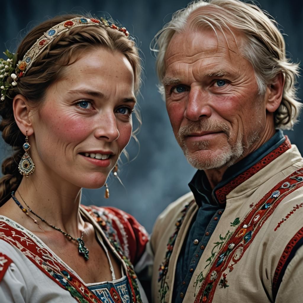 Norwegian Couple Dancing: Professional Portrait Photography