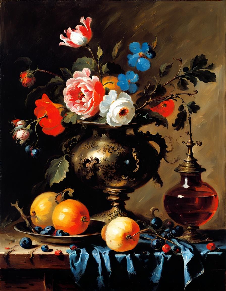 Still Life in the Style of Willem Kalf