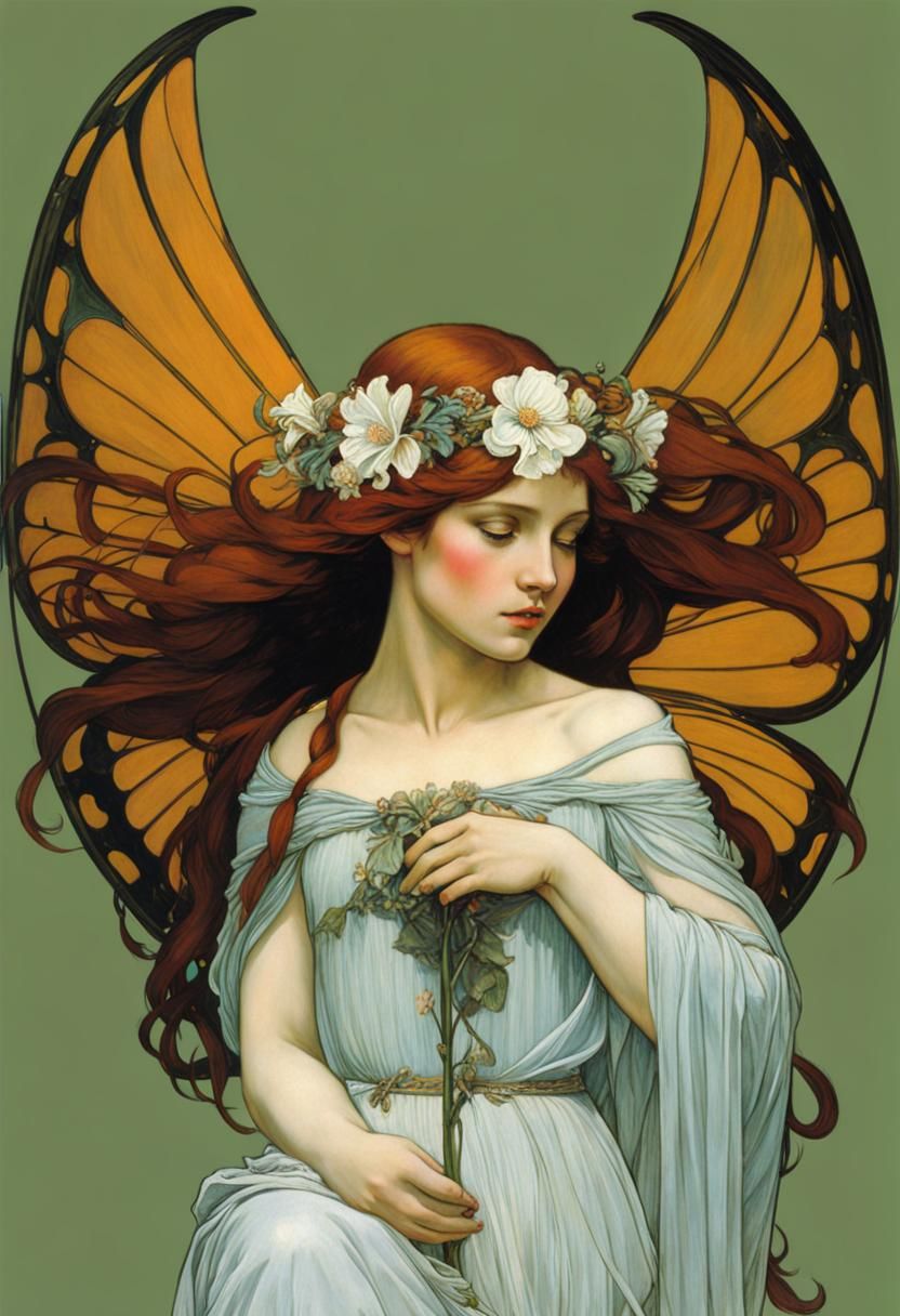 Art nouveau fairy