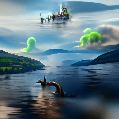 AI Image of Loch Ness