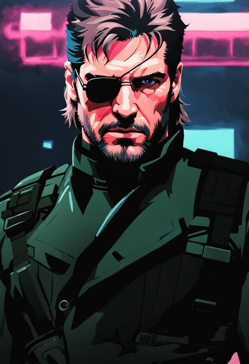 Snake and his Improvised Eyepatch!