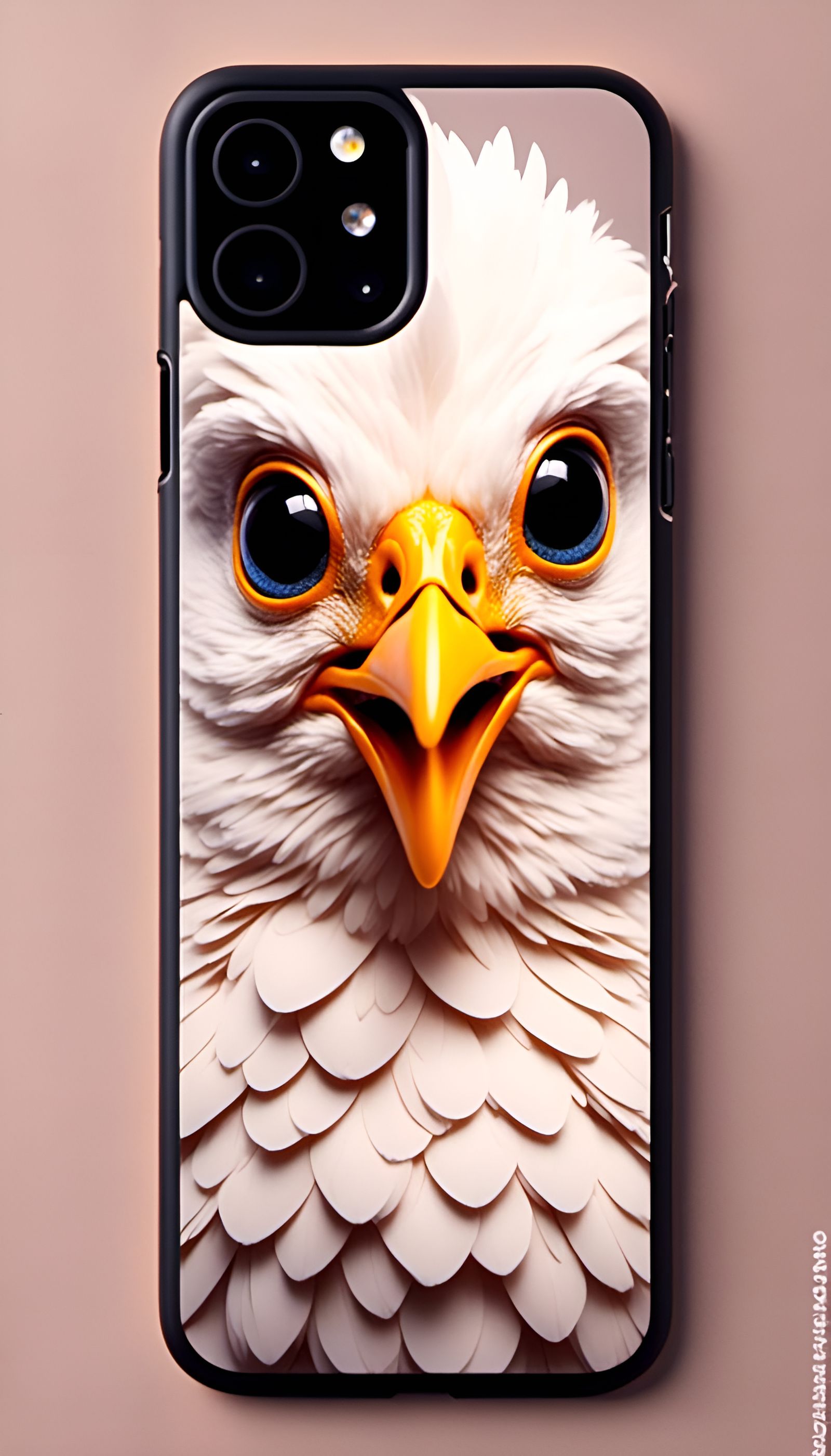 Chicken Pattern Cell Phone Cover in Animation Style