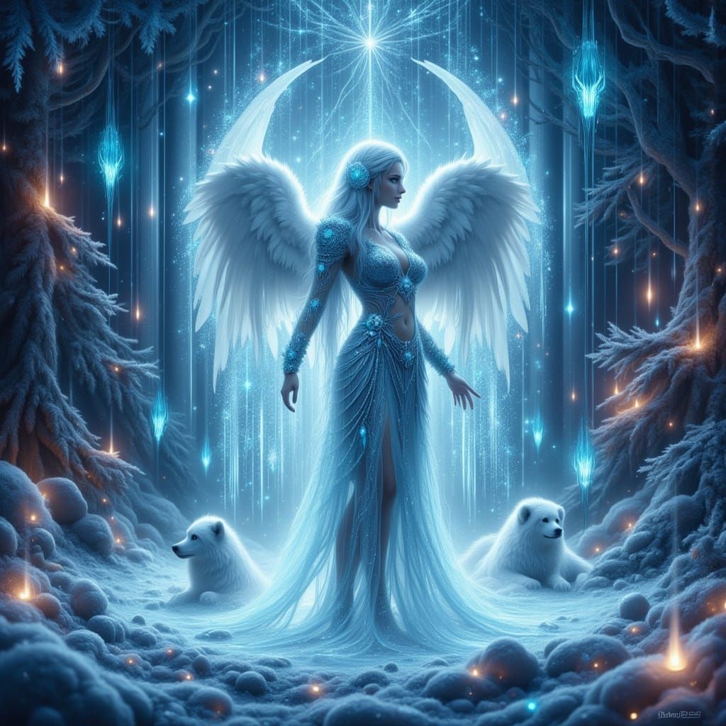 Frost Angel in Elevator to Elsewhere in Ethereal Style