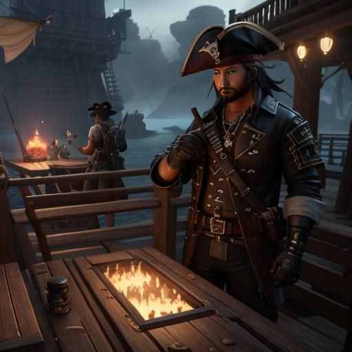 Pirates Mating: Epic 3D Game Cinematic Graphics