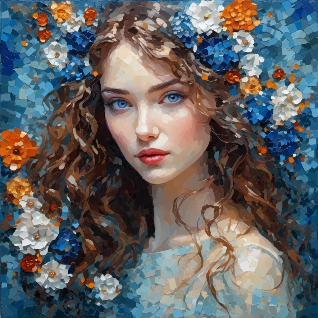 Abstract Woman Portrait