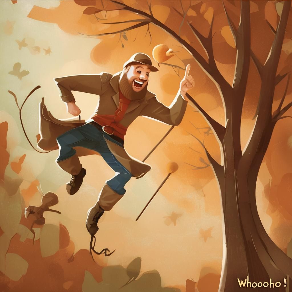 Abstract WhooHoo! AI Interpretation