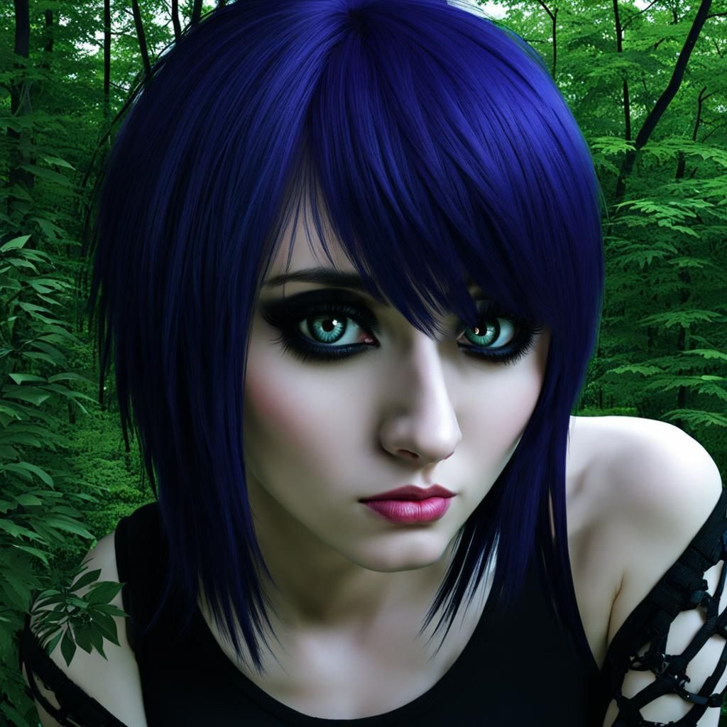 Emo Girl: AI Interpretation of a Man-Eater