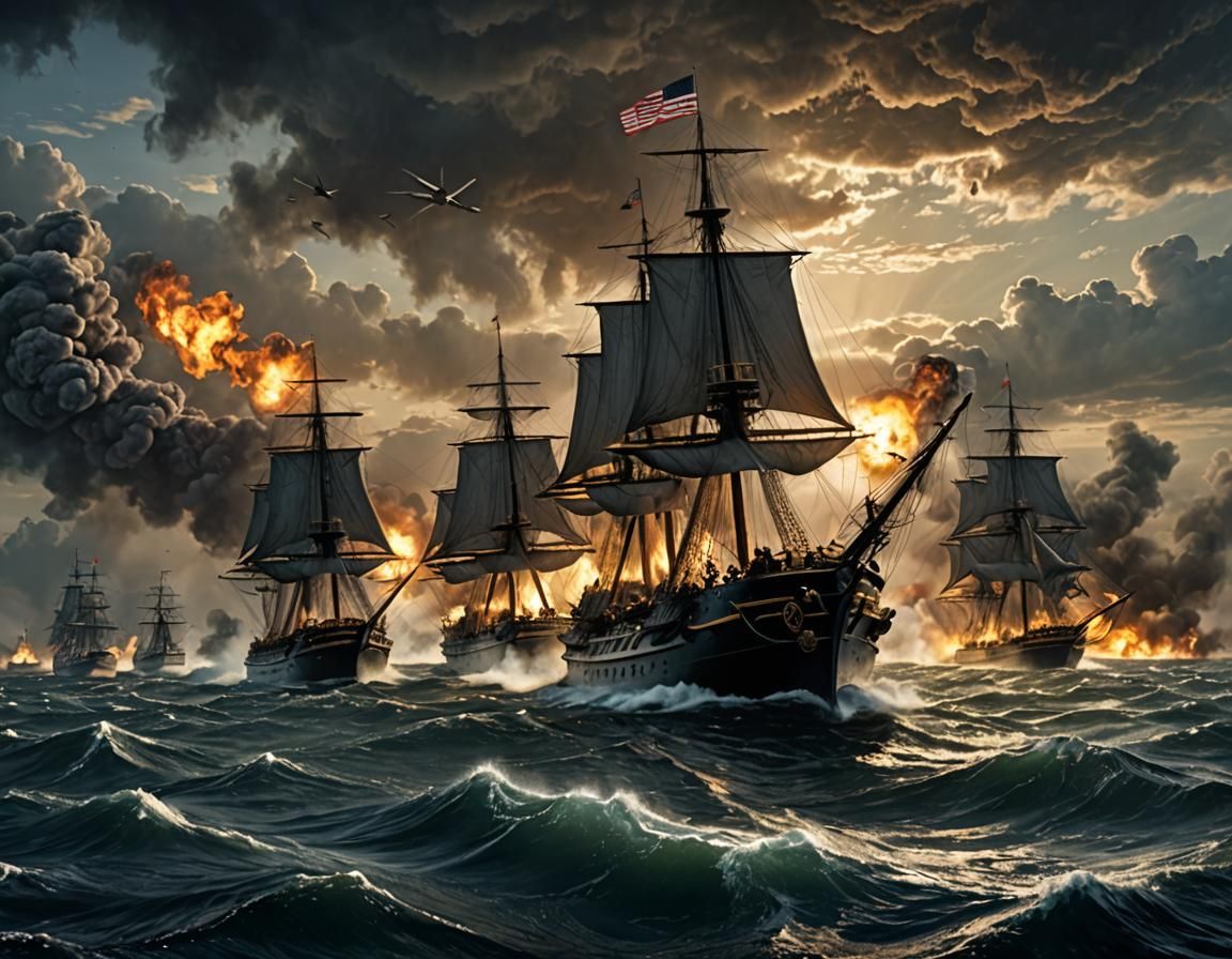American Civil War Naval Battle: Monitor vs. Virginia
