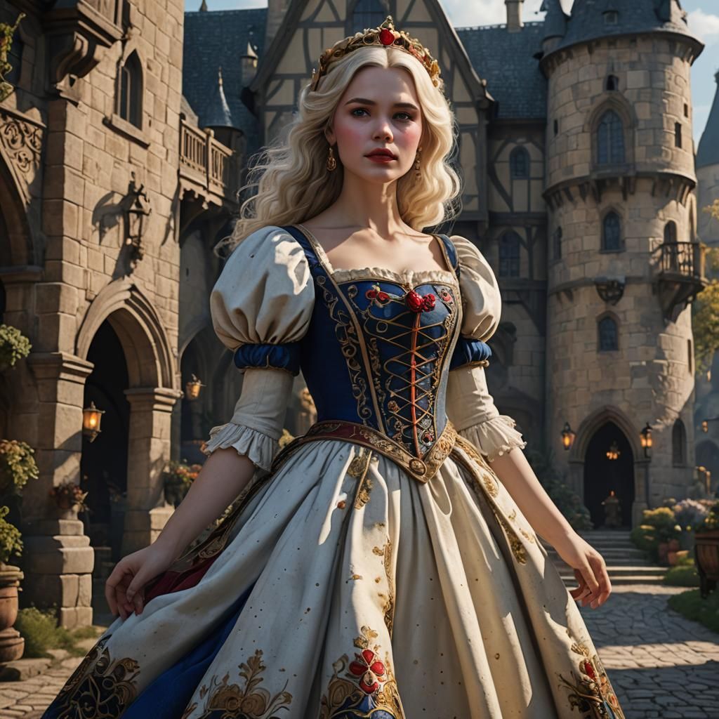 Snow White in 15th Century German Dress