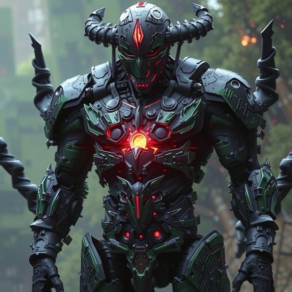 Colossal Virus King Transformation: Digital Apocalypse