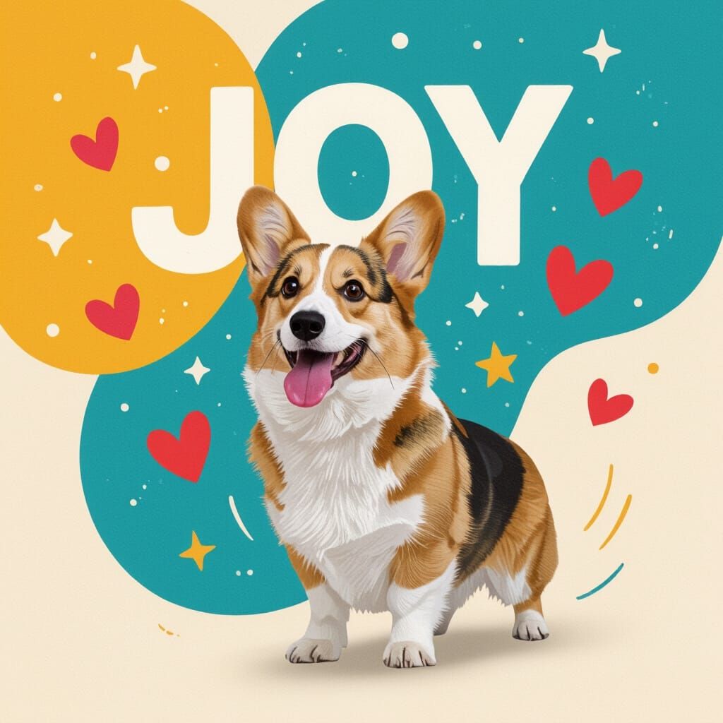 Joyful Corgi Experiencing Zoomies