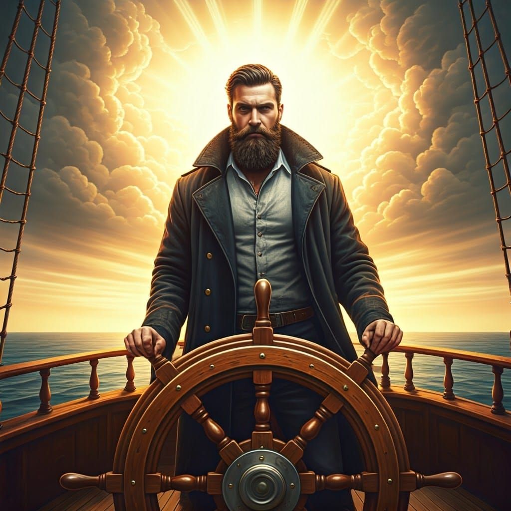 Heroic Sailor in Soft Focus Glory