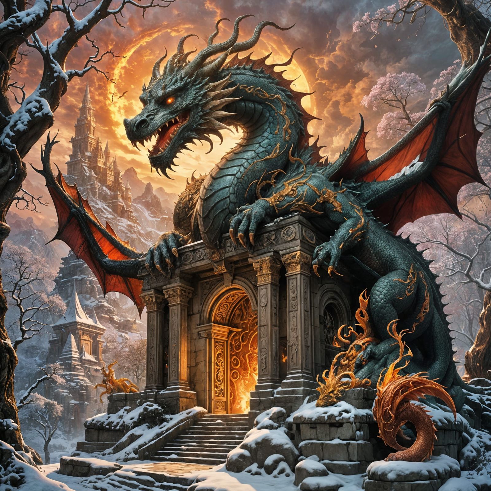 Year of the Dragon: Mythical Fantasy Concept Art