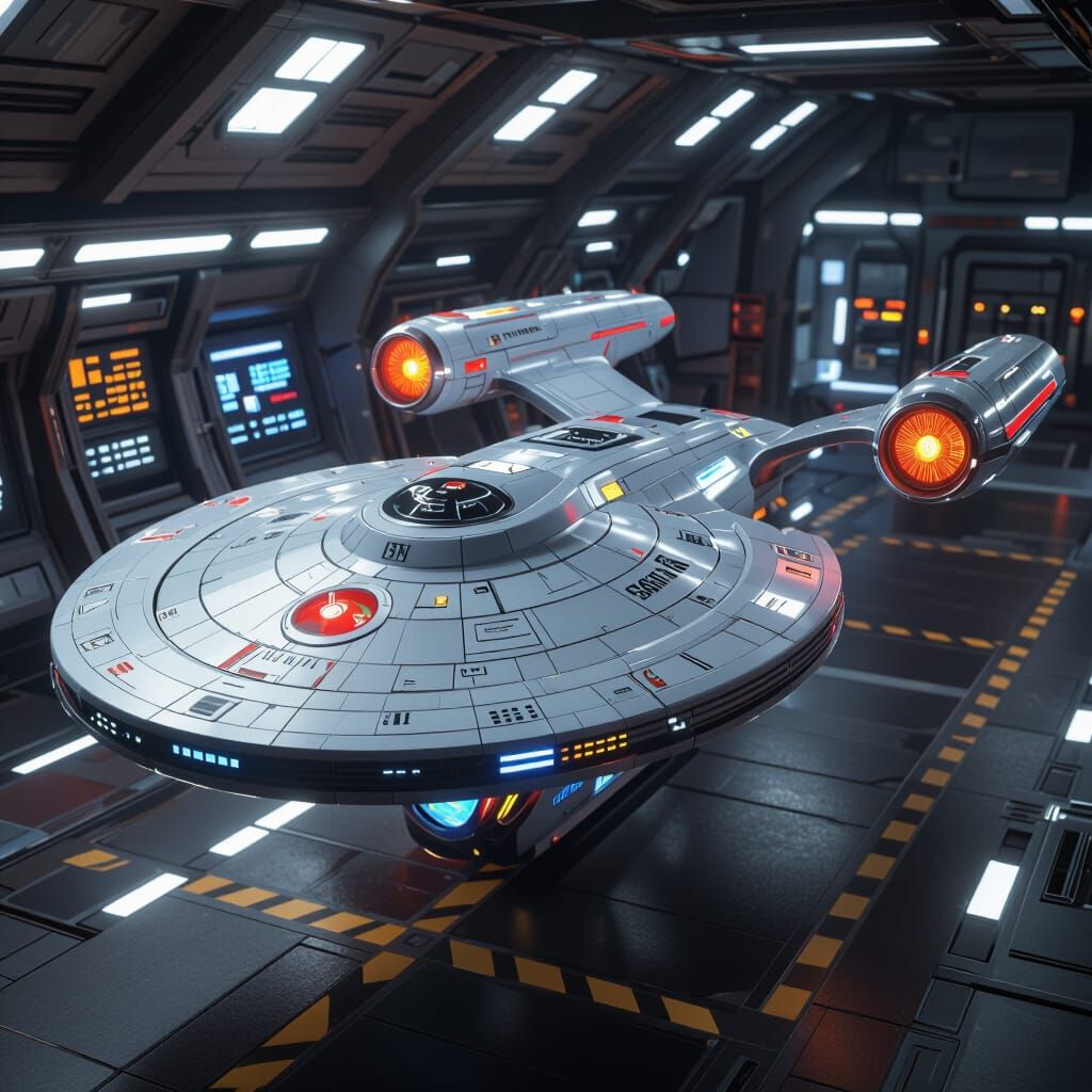 Star Trek Enterprise Meets Serenity in Epic 3D Render