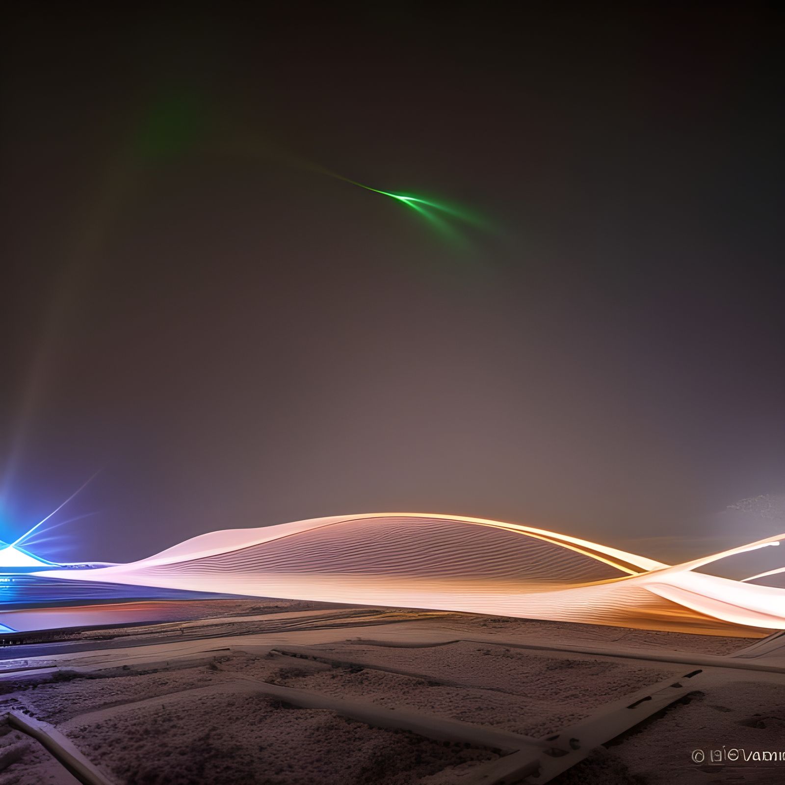Hyperbolic Lasers Interacting with Boiling Water