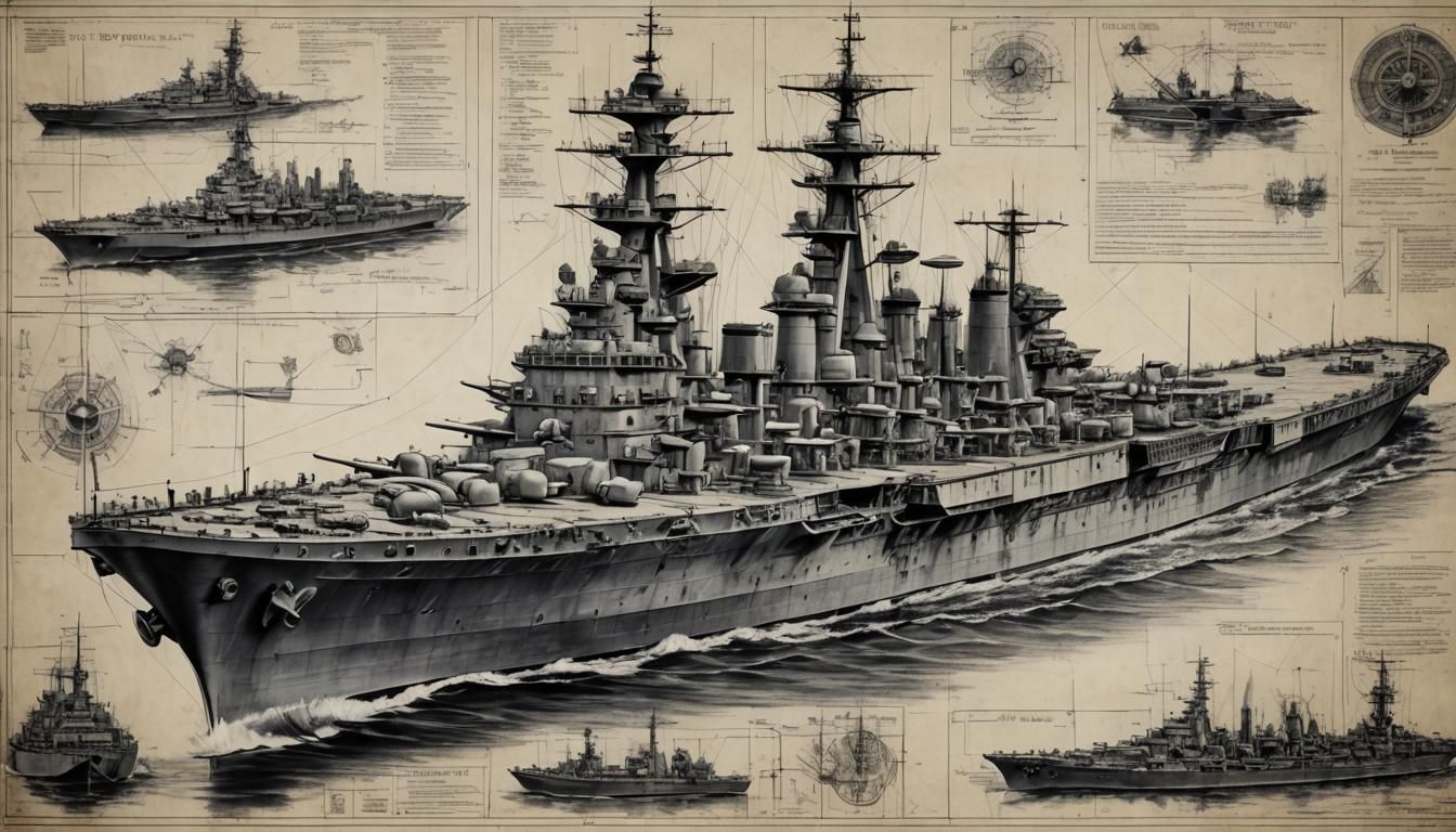 Battleship blueprint