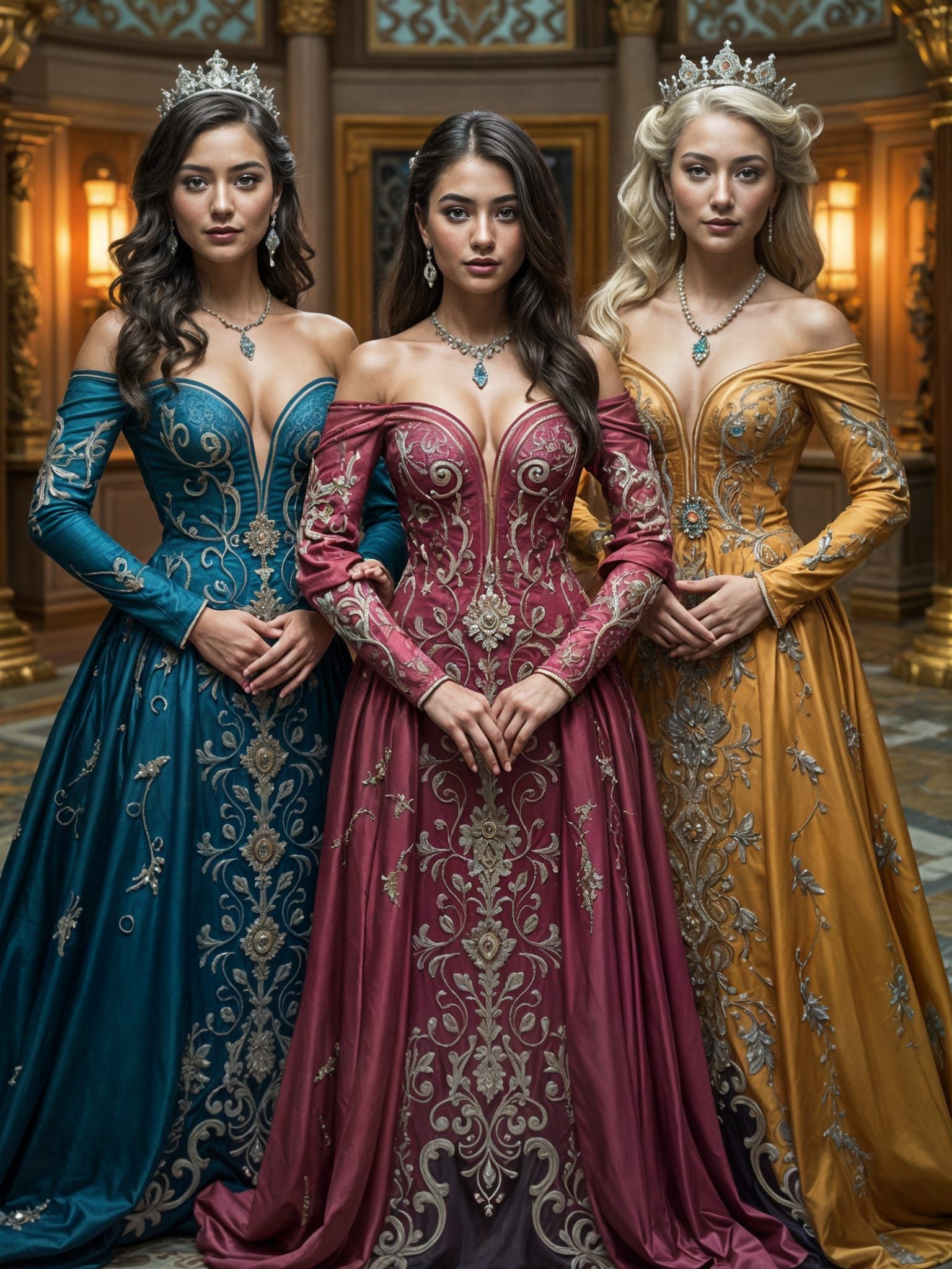 Three Diverse Princesses Shine in Royal Ceremony