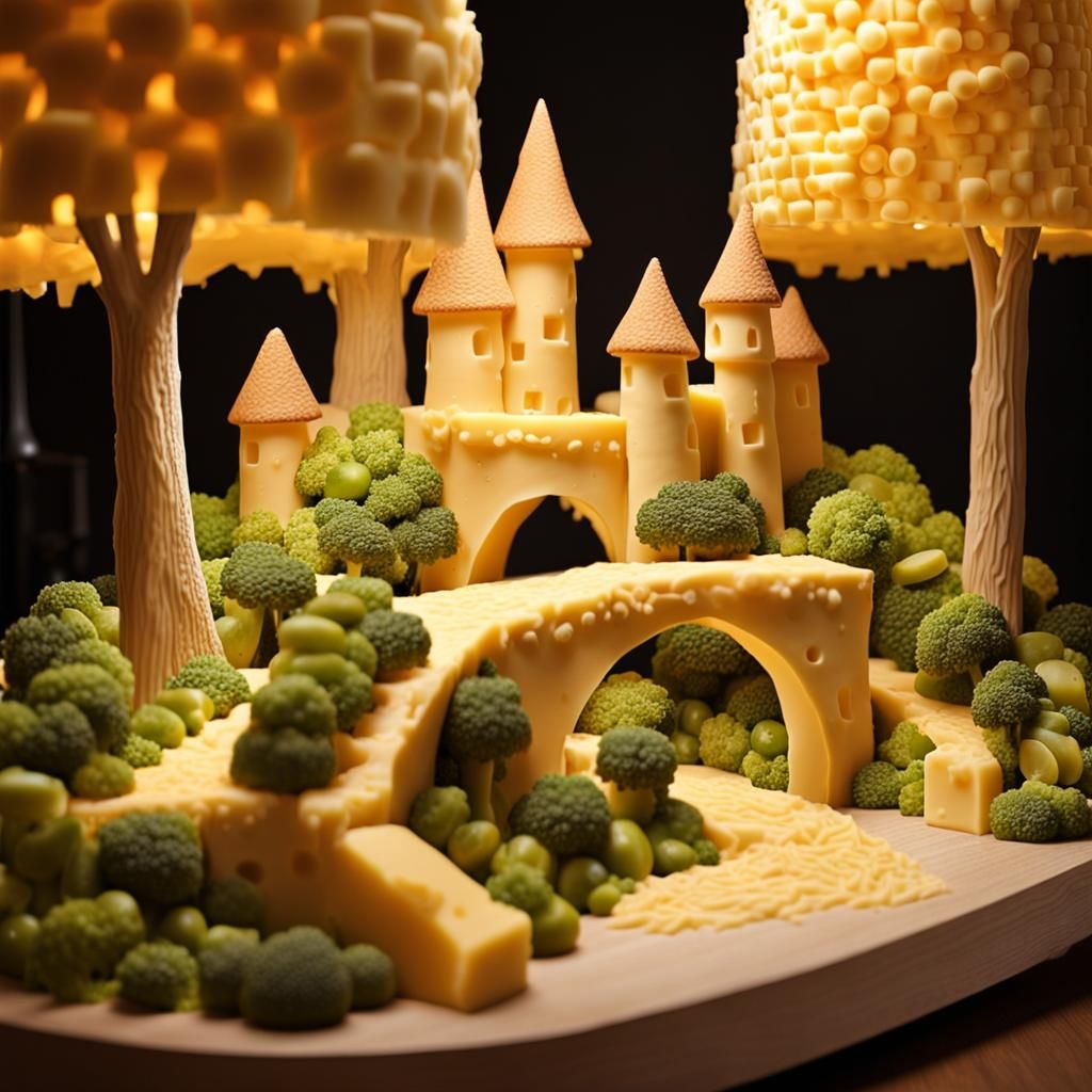 Fairytale Cheese World with Fondue River