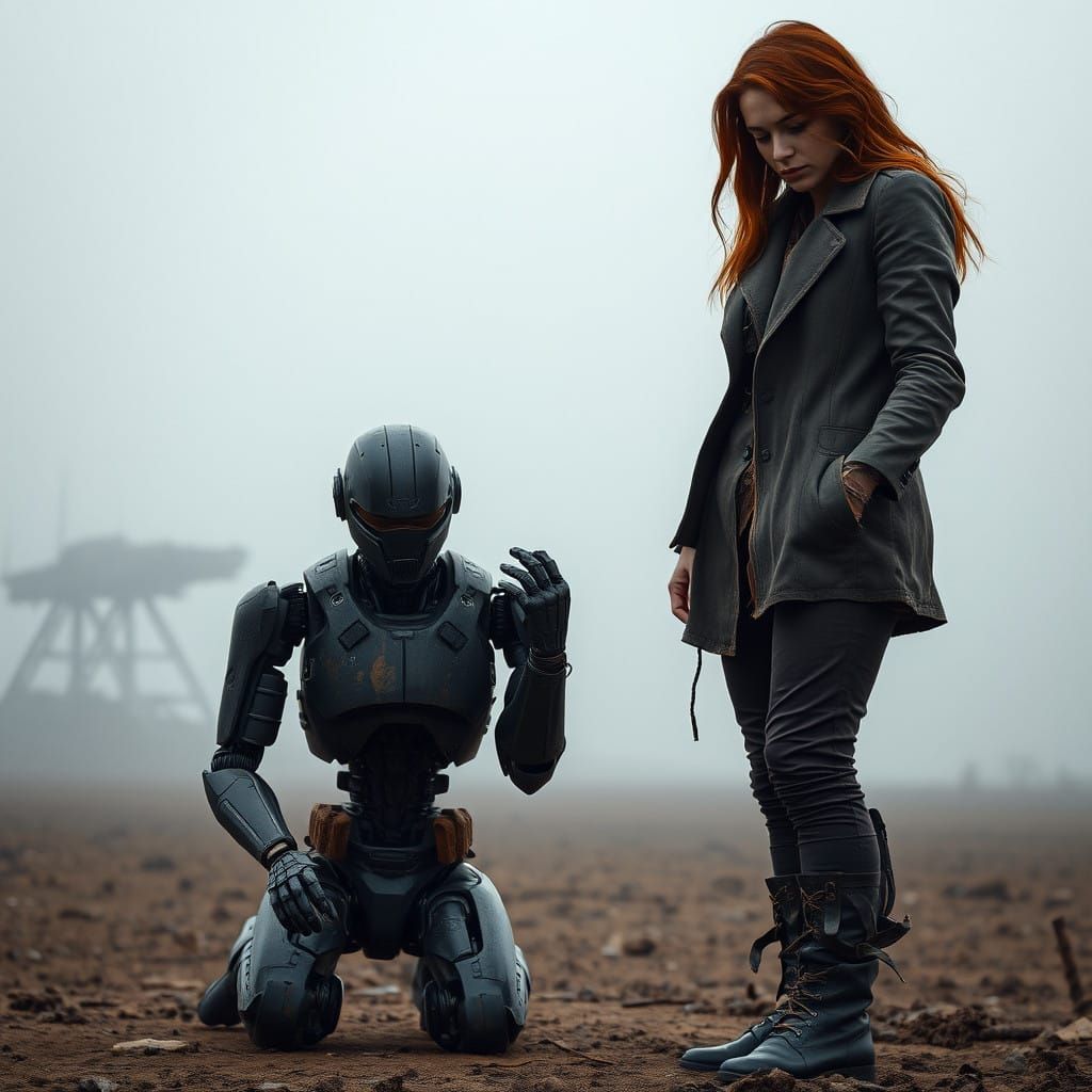 A Lonely Woman and a Desperate Android in a Ruined Land