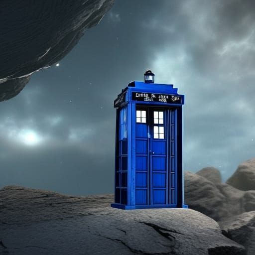 Epic Cinematic TARDIS Digital Matte Painting