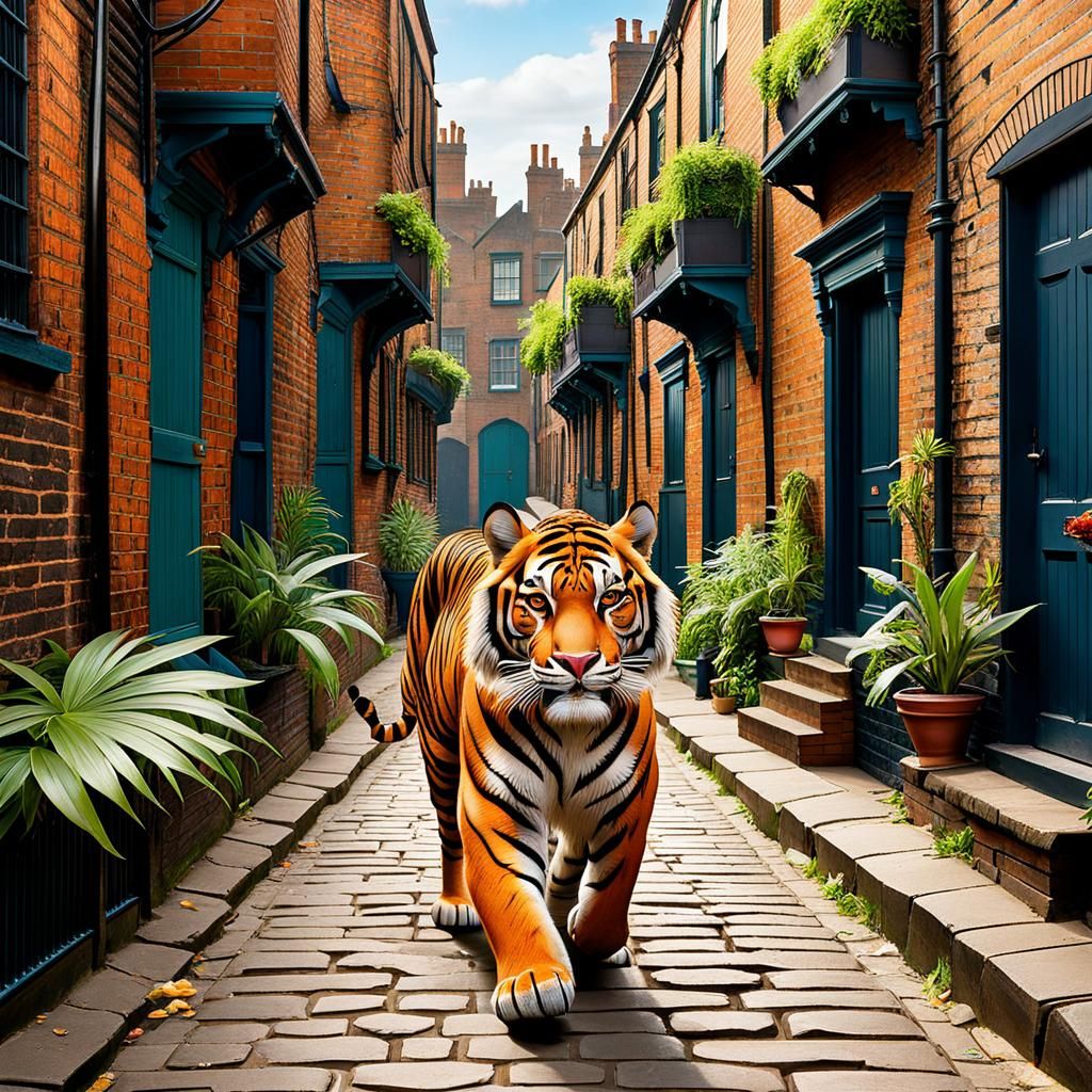 Shere Khan in Brick Lane: Disney Style