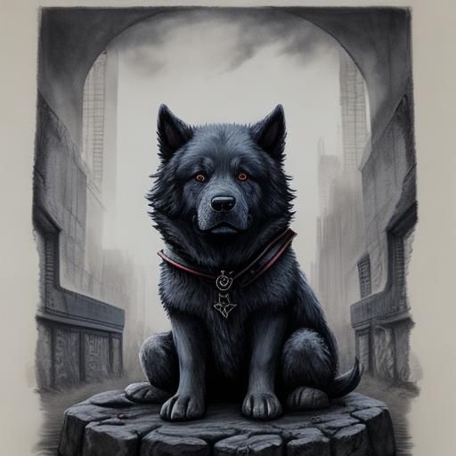 Hellhound Guardian of the Underworld